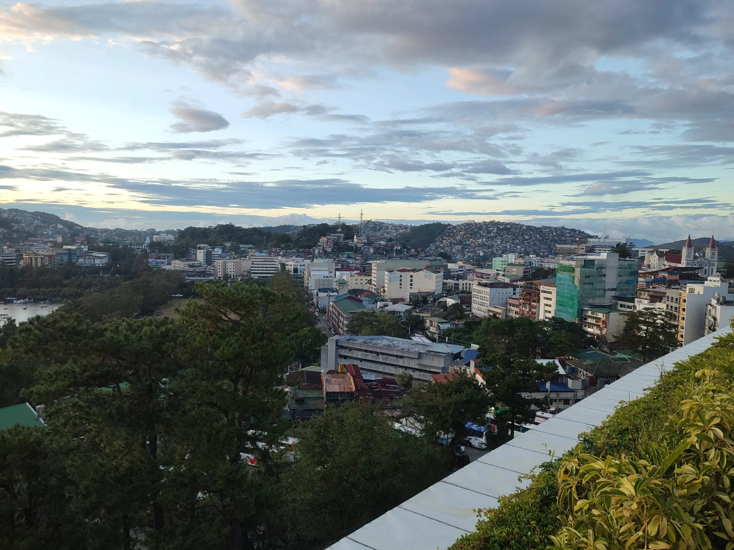 Image of Baguio City shot from SM City Baguio Terrace