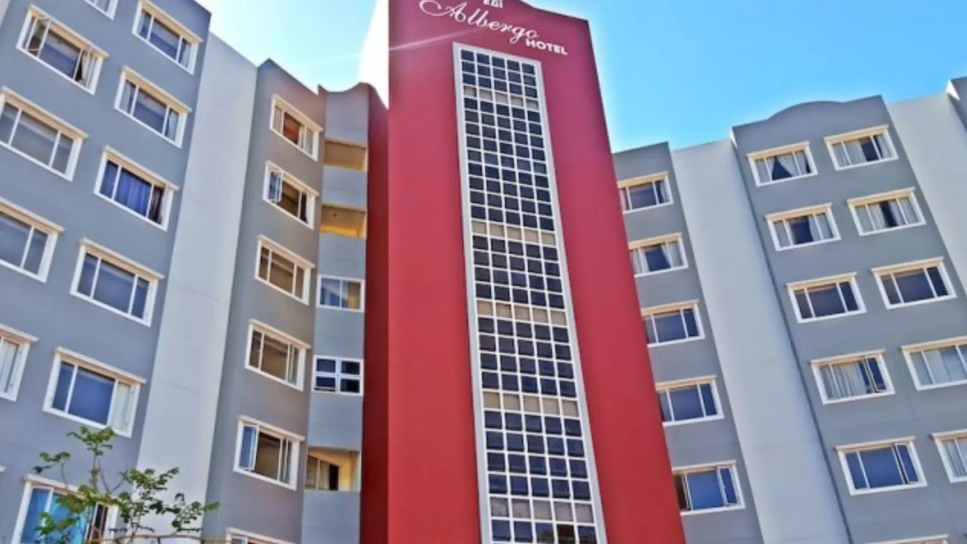 Albergo hotel front building